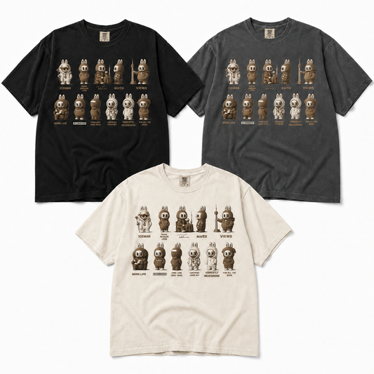 Choose Your Era graphic tee — Ivory color mockup