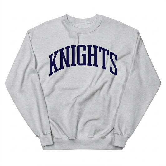 Knights Arch Graphic Tee - Crewneck Light Gray