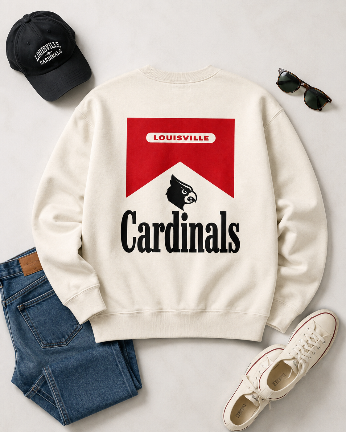 Cardinal Tee — Vintage Label