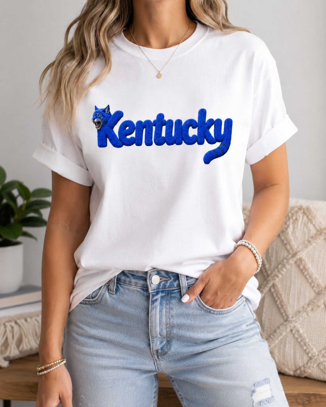 Kentucky Wildcat Tee — Chenille Lettering