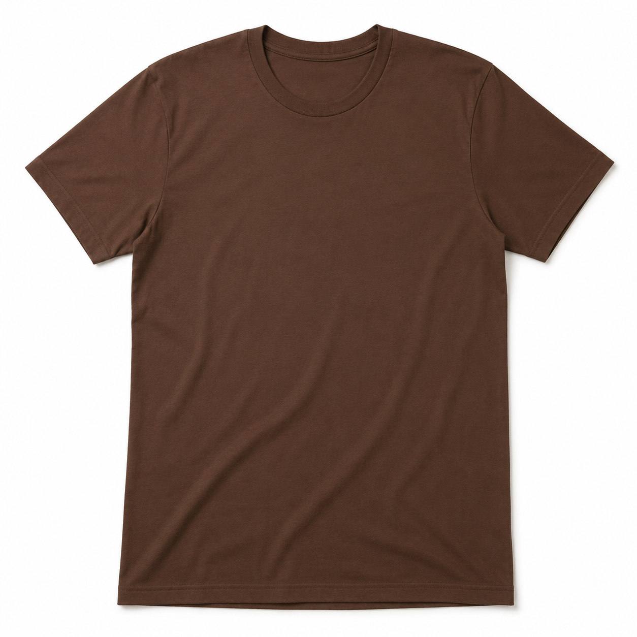 Bella+Canvas 3001 Unisex Tee — Brown color mockup