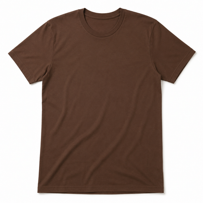 Bella+Canvas 3001 Unisex Tee — Brown color mockup