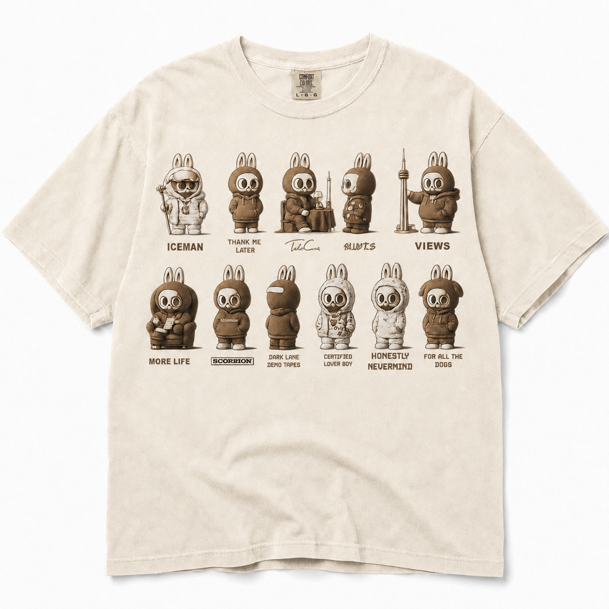 Choose Your Era graphic tee — Ivory alternate view