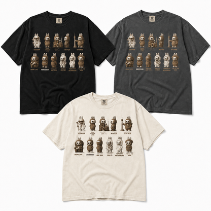 Choose Your Era graphic tee — Ivory color mockup