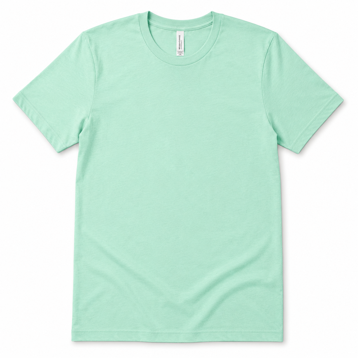 Bella+Canvas 3001 Unisex Tee — Mint color mockup