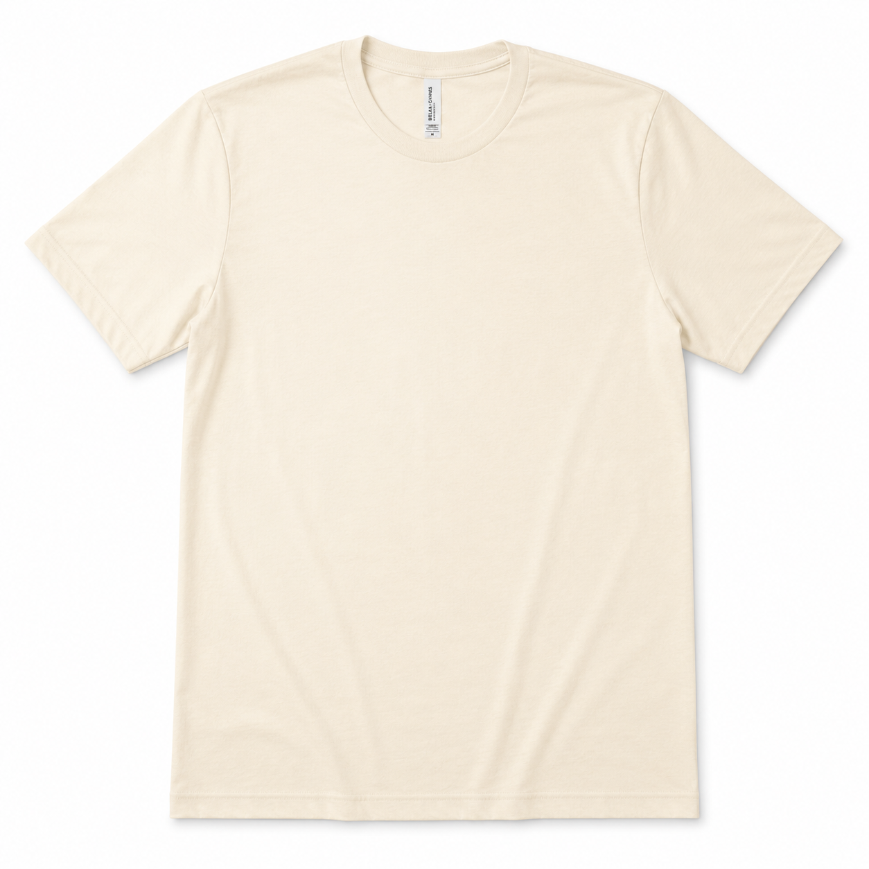 Bella+Canvas 3001 Unisex Tee — Natural color mockup