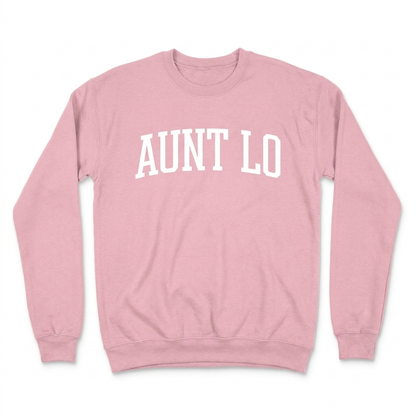 Aunt Lo Tee — Crewneck Light Pink Hero