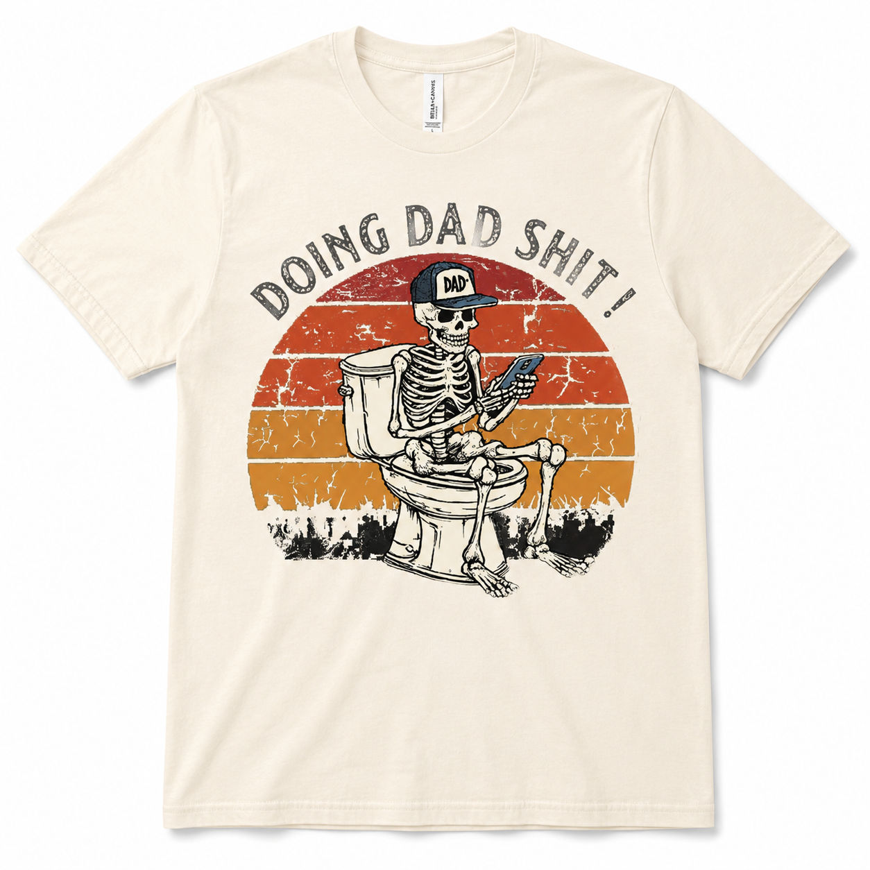Doing Dad Stuff Graphic Tee on pepper Comfort Colors shirt