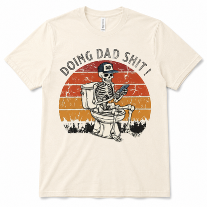 Doing Dad Stuff Graphic Tee on pepper Comfort Colors shirt