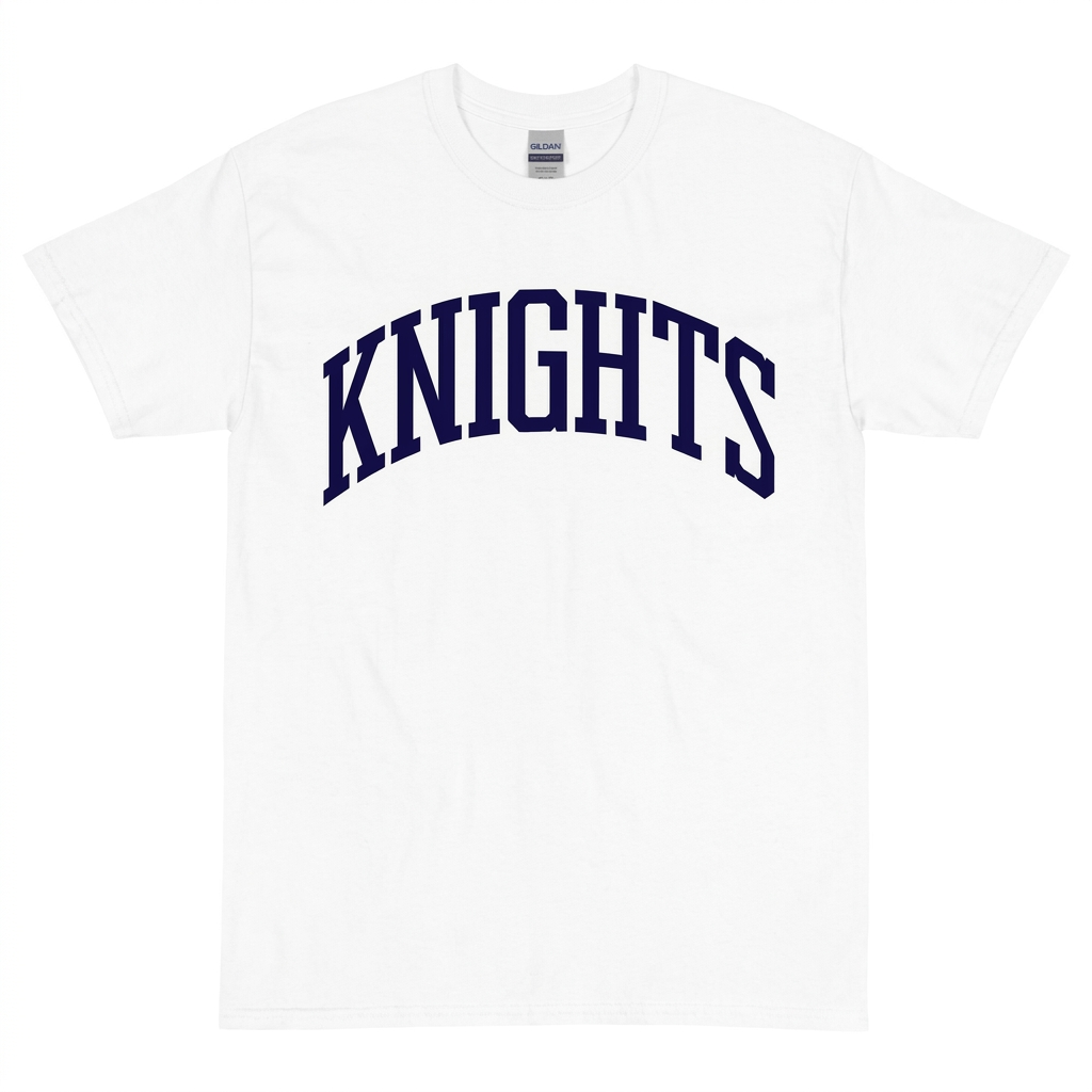 Knights Arch Graphic Tee - Heavyweight Tee White