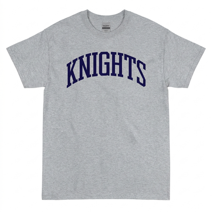 Knights Arch Graphic Tee - Heavyweight Tee Sport Gray
