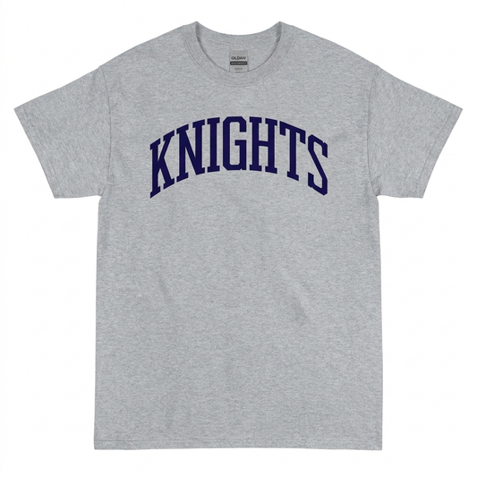 Knights Arch Graphic Tee - Heavyweight Tee Sport Gray