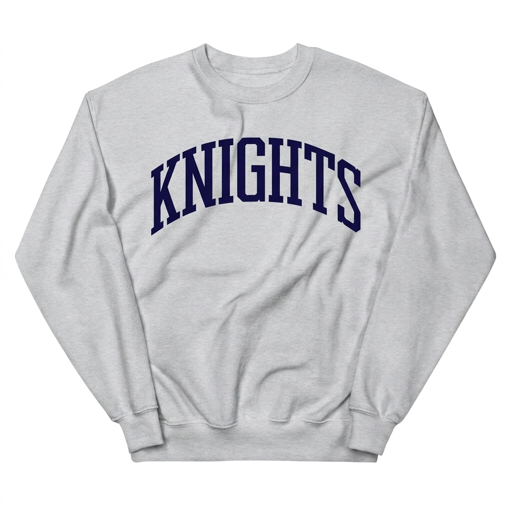 Knights Arch Graphic Tee - Crewneck Light Gray