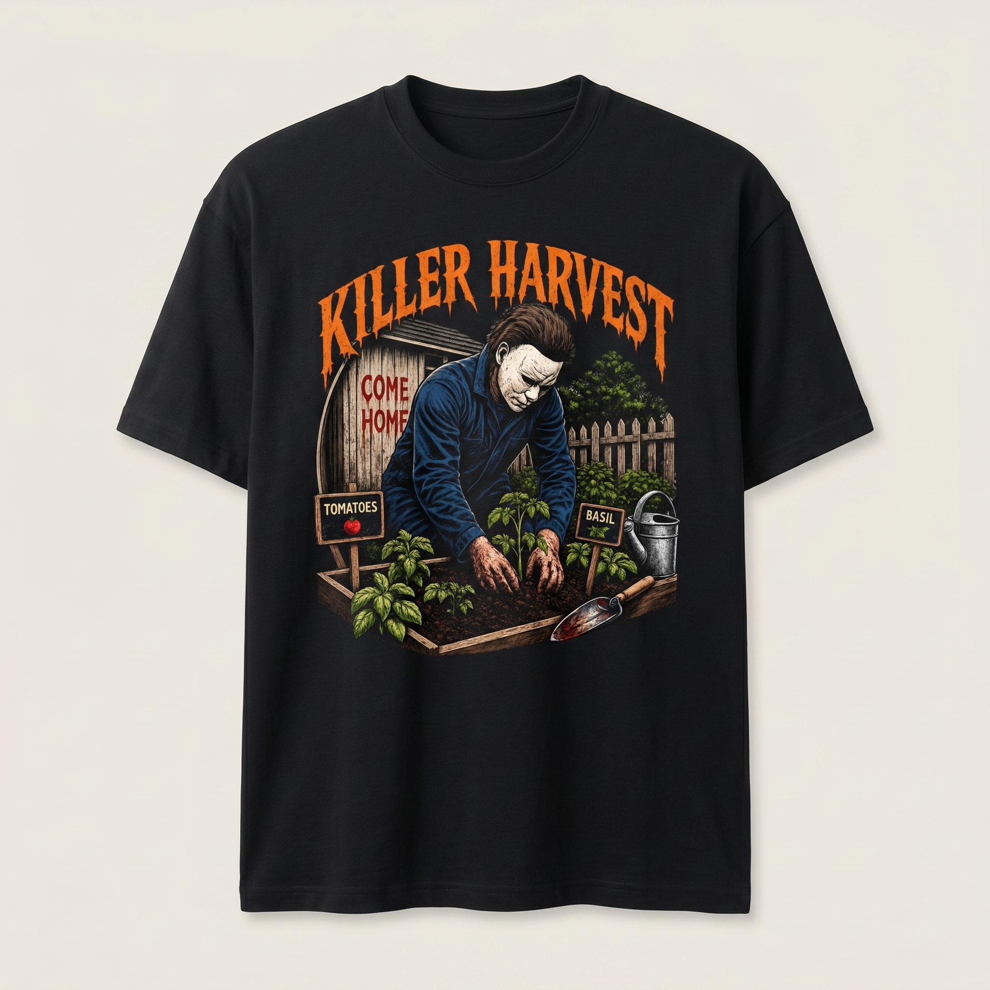 Killer Harvest Graphic Tee — hero mockup
