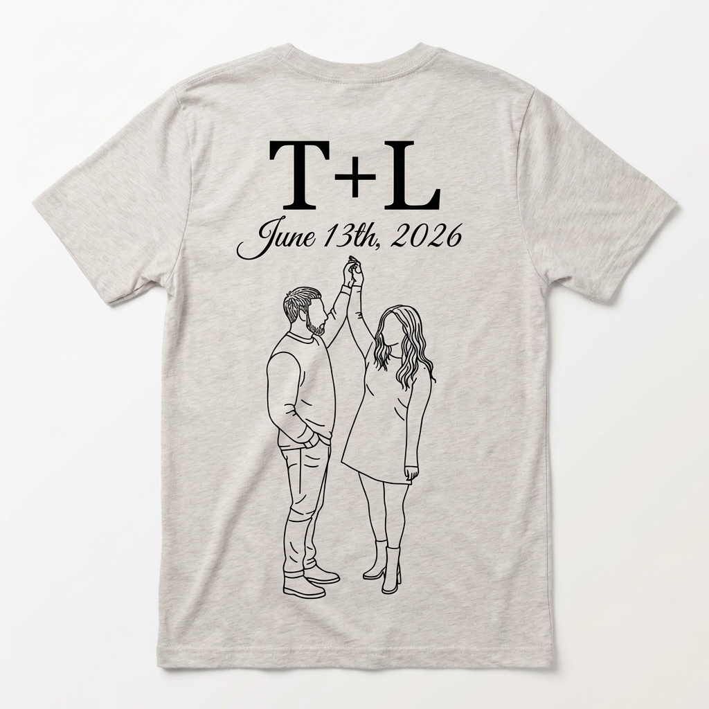 landt june 13th bella canvas tee heather dust back