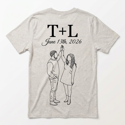 landt june 13th bella canvas tee heather dust back