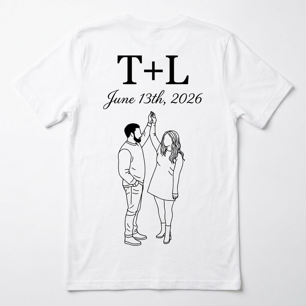 landt june 13th bella canvas tee white back