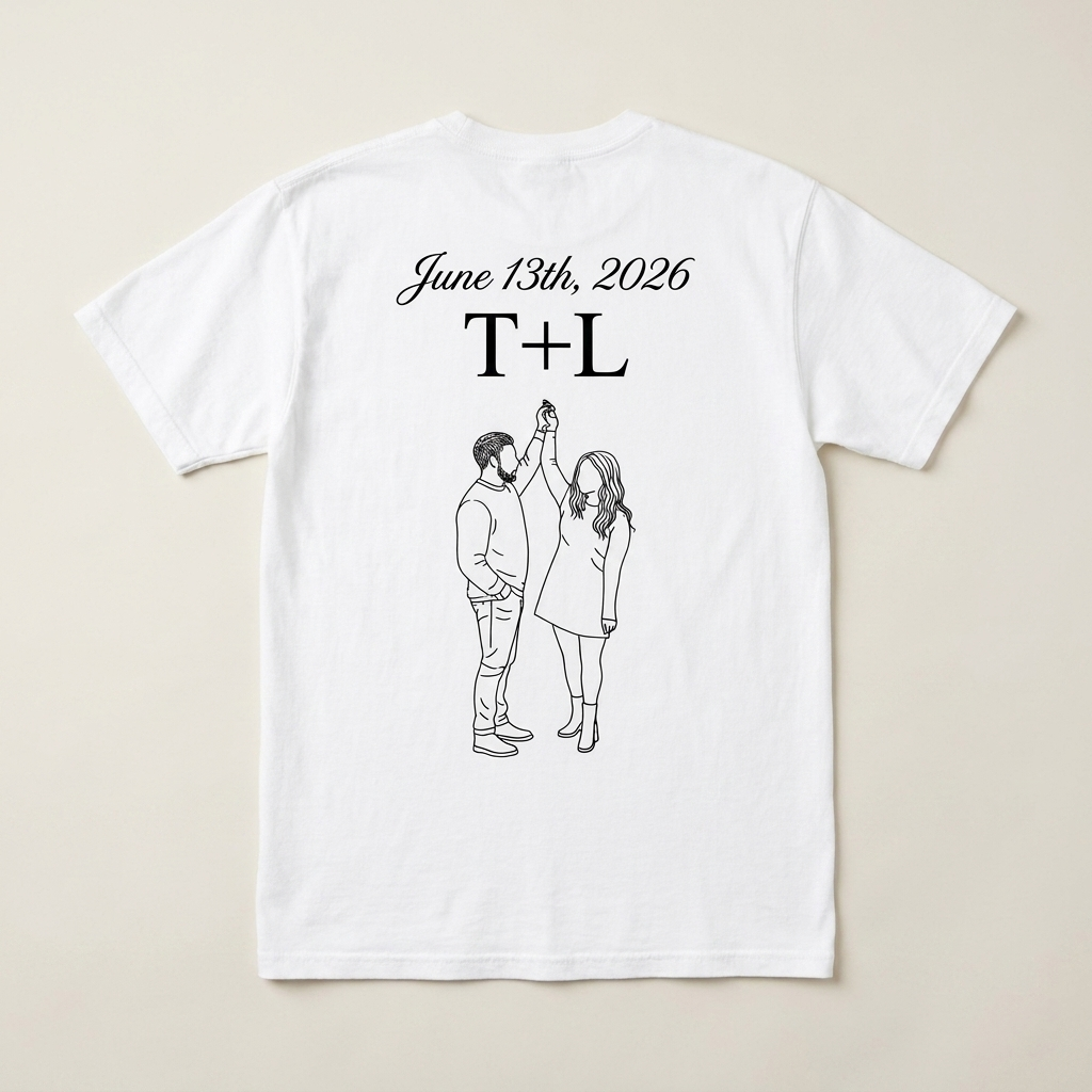 landt june 13th comfort colors tee white back