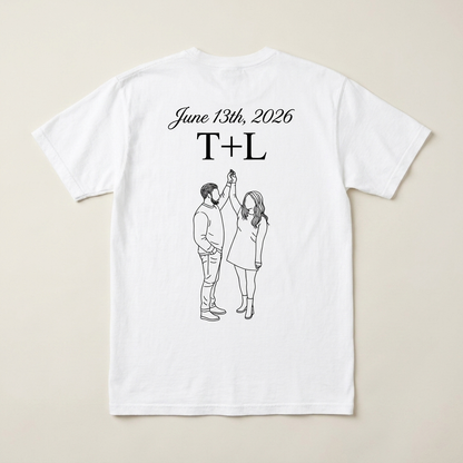 landt june 13th comfort colors tee white back