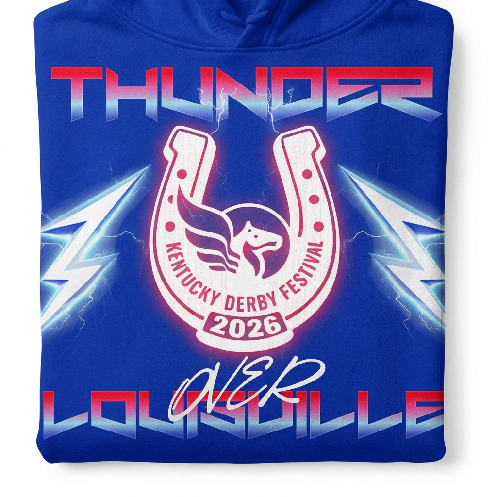 thunder 2026 tee hoodie royal blue studio